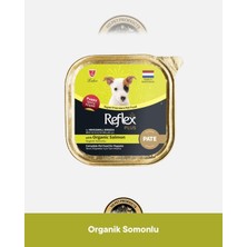 Reflex Plus Alutray Pate Organik Somonlu Mini ve Küçük Irklar İçin Yetişkin Köpek Maması 85 gr