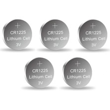 Yuma CR1225 Süper Lityum 3V 5’li Kart Düğme Pil
