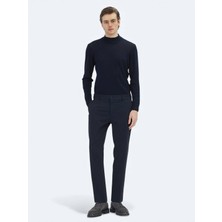 Lacivert Dokuma Jogging Fit Casual Pantolon