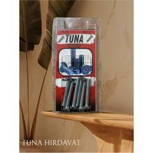 Tuna Kaplamalı Civata M6X30 8 Adet