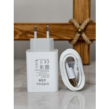 Maxi Sepet Infinix Zero 40 Uyumlu 45 Watt Şarj Aleti