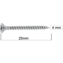 Tuna Sunta Vidası 4.0X25 20 Adet