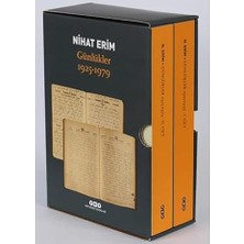 Yapı Kredi Yayınları Nihat Erim / Günlükler 1925 - 1979 (Kutulu, 2 Cilt) + Ustaca Fotoğraflar: Objektiflere Yansıyan Yaşam Izleri