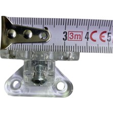 Tuna Şeffaf Açılı Çektirme T Köşe Kelebek Çektirme 10 Det