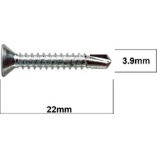 Tuna Yhb Matkap Uçlu Vida 3.9X22 15 Adet