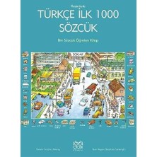1001 Çiçek Kitaplar Resimlerle Türkçe Ilk 1000 Sözcük + Insan Tabiatını Tanıma + Küçüklere Yağmurlu Gün Etkinlik Kitabı: Çıkartmalı