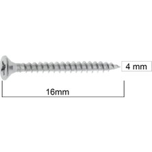 Tuna Sunta Vidası 4.0X16 25 Adet