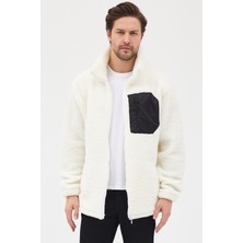 Erkek Peluş Oversize 5 Cepli Sweatshirt