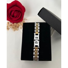 Roya Happiness Paslanmaz Çelik Harfli Erkek Bileklik Gümüş Renk Özel Sevgililer Günü Yıldönümü Hediyesi Eşe Babaya