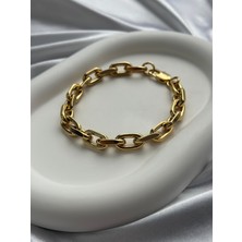 Nilüfer Takı Tasarım Çelik Zincir Bileklik