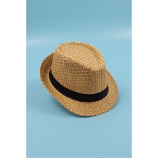 Milleniva Yazlık Hasır Fötr Trilby Şapka