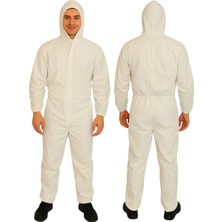 White Guard Tek Kullanımlık Lamine Tulum , Beyaz