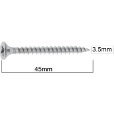 Tuna Sunta Vidası 3.5X45 18 Adet