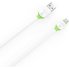 Kılıfolog Beyaz LS32 Micro USB Kablo
