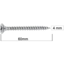 Tuna Sunta Vidası 4.0X60 10 Adet