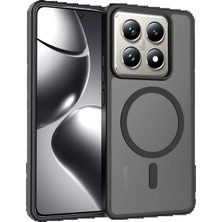 Marsilyan Xiaomi Mi 14T Pro Jota Magsafe Kapak - Siyah