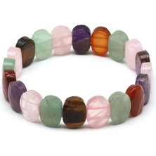 Taşmir Çakra Doğal Taş Roleks Bileklik 10 x 14 mm Özel Kesim