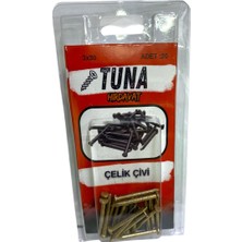 Tuna Beton Çivisi Duvar Çivisi Saat,tablo Asma Çivisi 3X30 20 Adet