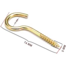 Tuna Piton 21X1000 Açık Avize, Lamba, Salıncak, Pervane, Dekoratif Süs Eşyaları Sabitleme 12 Adet