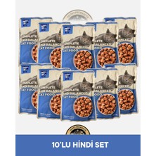 Miss Kis Premium Pouch Hindi Etli Yetişkin Kedi Konservesi Seti 10x100 gr