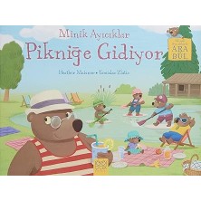 1001 Çiçek Kitaplar Minik Ayıcıklar Pikniğe Gidiyor: Minik Ayıcıklarla Ara ve Bul + Tilki ve Sincap - En Güzel Yılbaşı