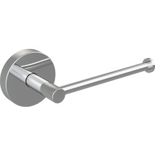 Conta Paslanmaz Pirinç Tuvalet Kağıtlığı – Krom Duvara Monte Açık Kol Model Wc Kağıt Tutucu | Modern ve Dayanıklı Tasarım