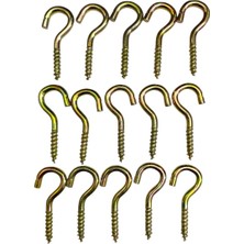 Tuna Açık Piton Çengelli Vida 17X50 Açık 15 Adet