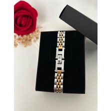 Roya Happiness Paslanmaz Çelik Harfli Erkek Bileklik Gümüş Renk Özel Sevgililer Günü Yıldönümü Hediyesi Eşe Babaya