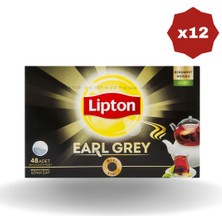 Lipton Early Grey Demlik Çay 48 Li - (12 Adet)