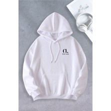 NEVERMIND Unisex Kadın Erkek Ciel Lune Markalı Oversize Sweatshirt