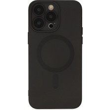 Eco Port Iphone 13 Pro Kılıf Moshi Lens Magneticsafe Silikon - Siyah