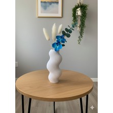 Tigea Accessories Iskandinav Tarz Salon/oturma Odası Pla Plastik Dekoratif Modern Vazo