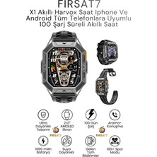 Watch X1 Pro Saat Iphone ve Android Tüm Telefonlara Uyumlu Harvox 100GÜN Sarj Süreli Akıllı Saat