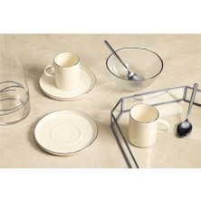 Porland, 2 Kişilik, Porselen, Çay Fincan Takımı, 200 Cc, Şık Set,