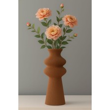 Tigea Accessories Premium Iskandinav Rustik Modern Plastik Dekoratif Vazo