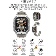 Fırsat 7 Watch X1 Pro Saat Iphone ve Android Tüm Telefonlara Uyumlu Harvox 100GÜN Sarj Süreli Akıllı Saat