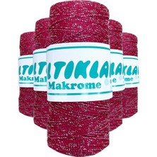 5 Adet Polyester Simli Makrome Ipi SG-1845