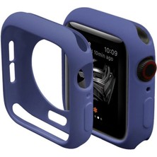 Apple Watch 44MM Silikon Alt Kasa - Mavi