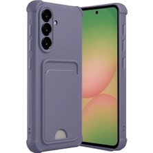Eco Port Samsung Galaxy A36 Kılıf Kelvin Kartvizitli Silikon - Lila