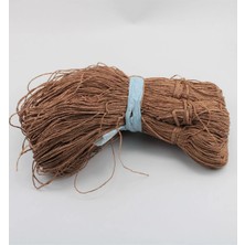Koyu Taba Renk Çile Kağıt Ip Çanta Ipi Supla Ipi  No:34 - (550-600 Gr)