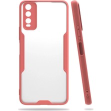 Eco Port Vivo Y11S Kılıf Platin Silikon - Pembe