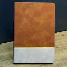 MUHTELİFİÇGİYİM Çizgili Deri Defter