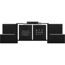 İnfostar Apple MacBook Pro 15"  (A1990, Mid 2018) ile Uyumlu Notebook Bataryası Pili