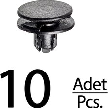 Alpha Auto Part Honda Accord Civic Insight Cr-V Fit Hr-V Için Davlumbaz Klips - 10 Adet