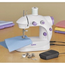 Arthurs Işıklı Pedallı Dikiş Makinesi Mini Asw1 Beyaz Nakış