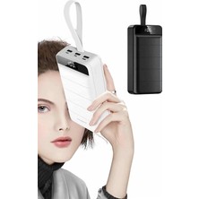 Arthurs 50.000 Mah Powerbank Turbo Hızlı LED Göstergeli Android Ios Uyumlu Taşınabilir Askılı