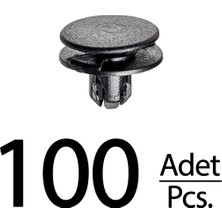 Alpha Auto Part Honda Accord Civic Insight Cr-V Fit Hr-V Için Davlumbaz Klips - 100 Adet