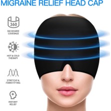 Toptan Bulurum Migren Soğuk-Sıcak Kompres Maske | Baş Ağrısı ve Stres Gidermeye yardımcı Jel Maske