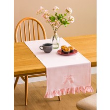 Lc Waikiki Yeni Sezon Fiyonk Nakışlı Fırfır Detaylı Runner 45X150 cm