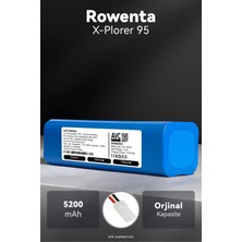 Rowenta X-Plorer 95 5200MAH Robot Süpürge Bataryası - Maksimum Ömür, Güvenli Şarj Koruması